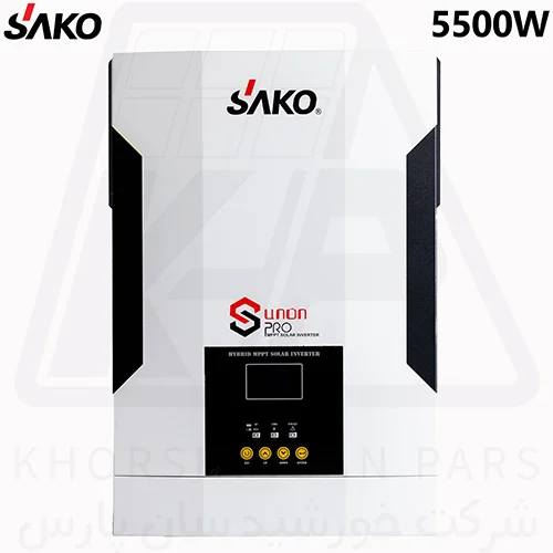 سانورتر 5500 وات ساکو از نمای روبه رو