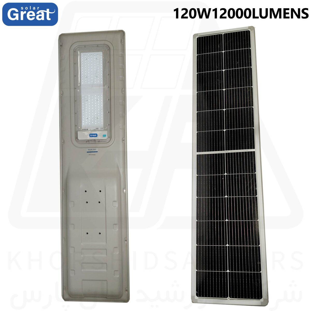 چراغ خورشیدی 140 وات گریت سولار 1200 لومن Great Solar 140W Solar Light 1200 Lumens - Image 2