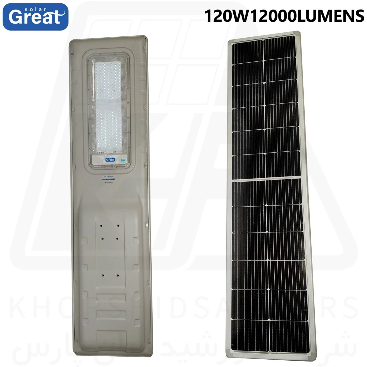 چراغ خورشیدی 140 وات گریت سولار 1200 لومن Great Solar 140W Solar Light 1200 Lumens - Image 2